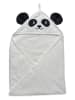 roommate Badcape "Panda" wit/zwart - (L)75 x (B)75 cm