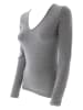 COTONELLA Longsleeve in Grau