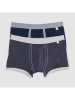 COTONELLA 2-delige set: boxershorts donkerblauw/grijs