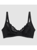 COTONELLA Bügelloser BH in Schwarz