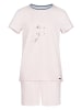 Skiny Piżama w kolorze jasnoróżowym