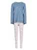 Skiny Pyjama blauw/lichtroze
