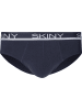 Skiny 3er-Set: Slips in Dunkelblau/ Schwarz/ Grau