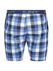 Skiny Pyjamashort blauw/wit