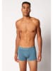 Skiny 2er-Set: Boxershorts in Dunkelblau/ Hellblau