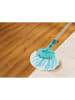 Leifheit Głowice wymienne (4 szt.) "Clean Twist Disc Mop micro duo" w kolorze turkusowym