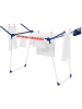 Leifheit Wasdroogrek "Pegasus 180 Solid Plus" donkerblauw/wit - (B)157 cm
