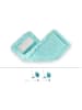 Leifheit 2-delige set: dweildoeken "CT M Ergo static plus" turquoise