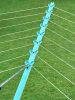 Leifheit Droogmolen "Linomatic 500 Easy" turquoise - (L)203 cm