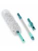 Leifheit Plumeau "Superduster XL Pro" turquoise/wit