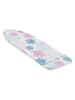 Leifheit Strijkplankovertrek "Cotton Classic L/U" in wit/ blauw/ roze