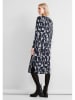 Street One Kleid in Dunkelblau/ Grau