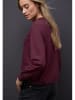 Street One Sweter w kolorze bordowym