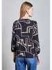 Street One Blouse donkerblauw/crème