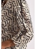 Street One Bluse in Beige/ Schwarz