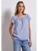Street One Blouse blauw/wit