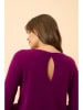Just Cashmere Kasjmieren trui "Abigail" paars