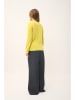 Just Cashmere Kaszmirowy sweter "Amala" w kolorze żółtym