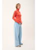 Just Cashmere Kasjmieren coltrui "Ava" oranje