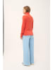 Just Cashmere Kasjmieren coltrui "Ava" oranje