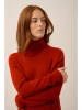 Just Cashmere Kaszmirowy sweter "Ava" w kolorze czerwonym