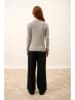 Just Cashmere Kasjmieren trui "Avana" grijs
