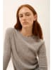 Just Cashmere Kasjmieren trui "Avana" grijs