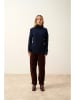 Just Cashmere Kasjmieren coltrui "Dundee" donkerblauw
