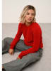 Just Cashmere Kasjmieren trui "Helen" rood