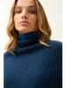 Just Cashmere Kaschmir-Poncho "Huaraz" in Dunkelblau