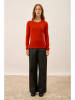 Just Cashmere Kaszmirowy sweter "Joyce" w kolorze czerwonym