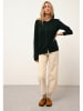 Just Cashmere Kasjmieren vest "Katharine" donkergroen