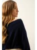 Just Cashmere Kasjmieren trui "Kelly" donkerblauw