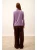 Just Cashmere Kaszmirowy sweter "Lanais" w kolorze fioletowym