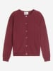 Just Cashmere Kaszmirowy kardigan "Laura" w kolorze bordowym