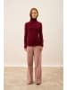 Just Cashmere Kasjmieren coltrui "Lexie" bordeaux