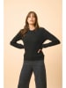 Just Cashmere Kasjmieren trui "Lynd" zwart