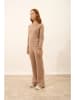 Just Cashmere Kaschmir-Hose "Margret" in Hellbraun