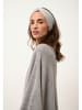 Just Cashmere Kasjmieren poncho "Meredith" grijs