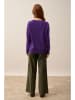 Just Cashmere Kaszmirowy sweter "Nora" w kolorze fioletowym