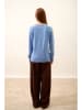 Just Cashmere Kasjmieren trui "Phoebe" lichtblauw