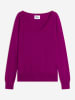 Just Cashmere Kasjmieren trui "Phoebe" fuchsia
