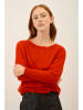 Just Cashmere Kasjmieren trui "Rebecca" rood