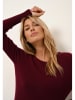 Just Cashmere Kaschmir-Kleid "Susan" in Bordeaux