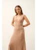 Just Cashmere Kasjmieren jurk "Tessa" beige