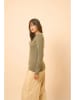 Just Cashmere Kaschmir-Pullover in Khaki