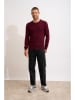 Just Cashmere Kasjmieren trui "Gabin" bordeaux