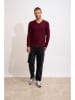 Just Cashmere Kasjmieren trui "Nathan" bordeaux