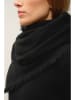 Perfect Cashmere Kaschmir-Schal "Huacho" in Schwarz - (L)100 x (B)90 cm