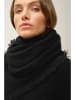 Perfect Cashmere Kaschmir-Schal "Huacho" in Schwarz - (L)100 x (B)90 cm